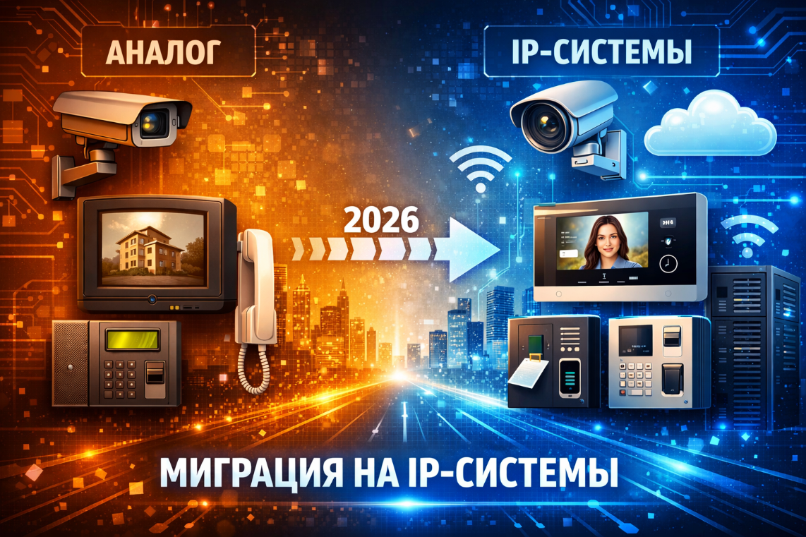 Переход с аналоговых систем на IP в 2026 году, часть третья Переход с аналоговых систем на IP в 2026 году, часть третья